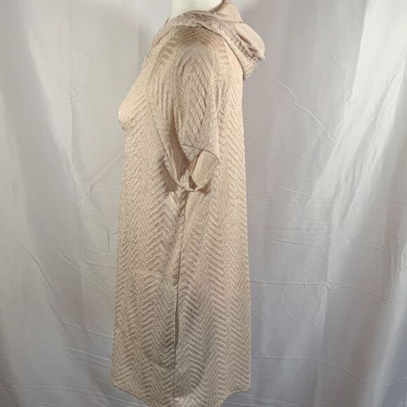 Jordan Taylor Cream Zip-Up Swim Coverup NWT - Picture 4 of 7